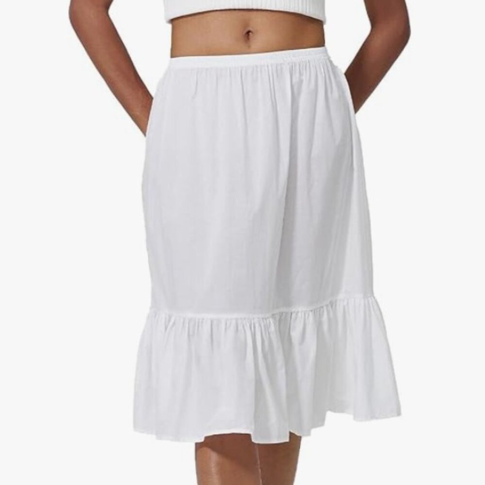 100% Cotton Half-Slip for Layering